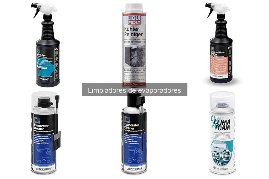 Comparativa de Limpiadores de Evaporadores Líquidos y Espuma