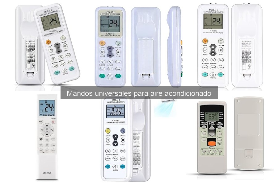Comparativa de los mejores mandos universales para aire acondicionado 2023