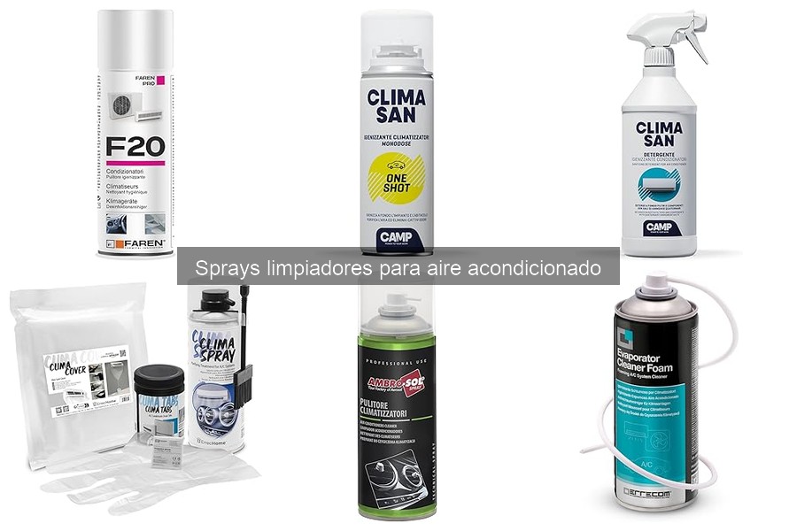 Comparativa de los Mejores Sprays Limpiadores para Aire Acondicionado