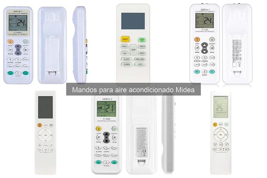 Comparativa de Mandos Originales y Réplicas para Midea