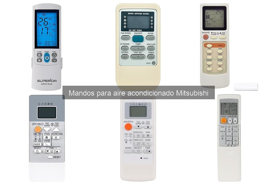 Comparativa de mandos para aire acondicionado Mitsubishi