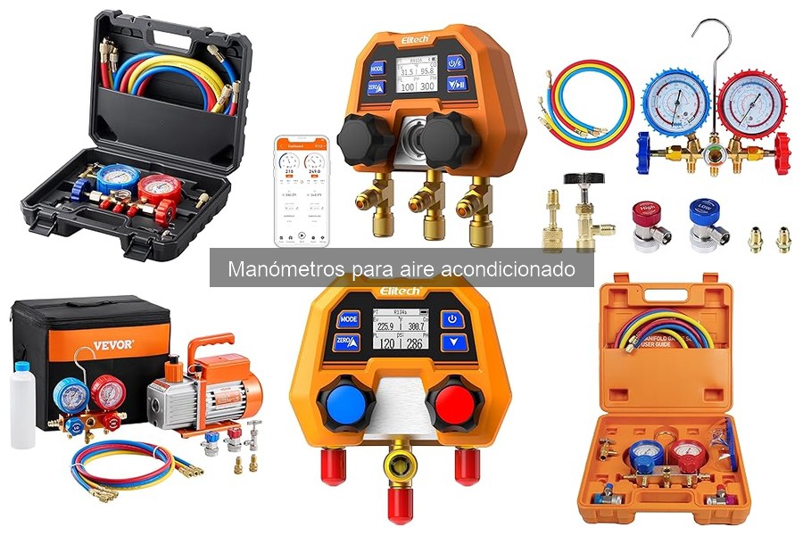 Comparativa de Manómetros para Aire Acondicionado 2023
