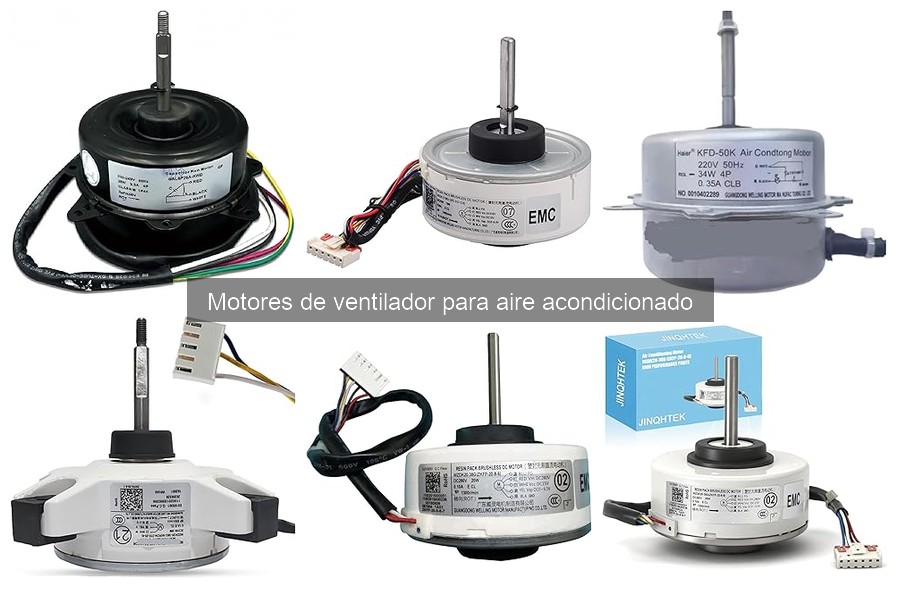 Comparativa de motores de ventilador para aire acondicionado