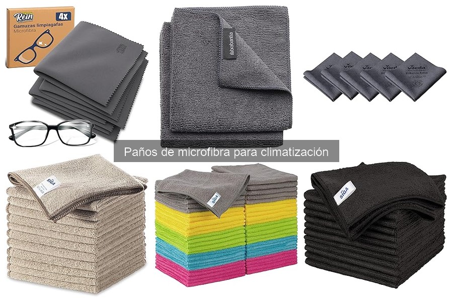 Comparativa de Paños de Microfibra y Otros Materiales para Aire Acondicionado
