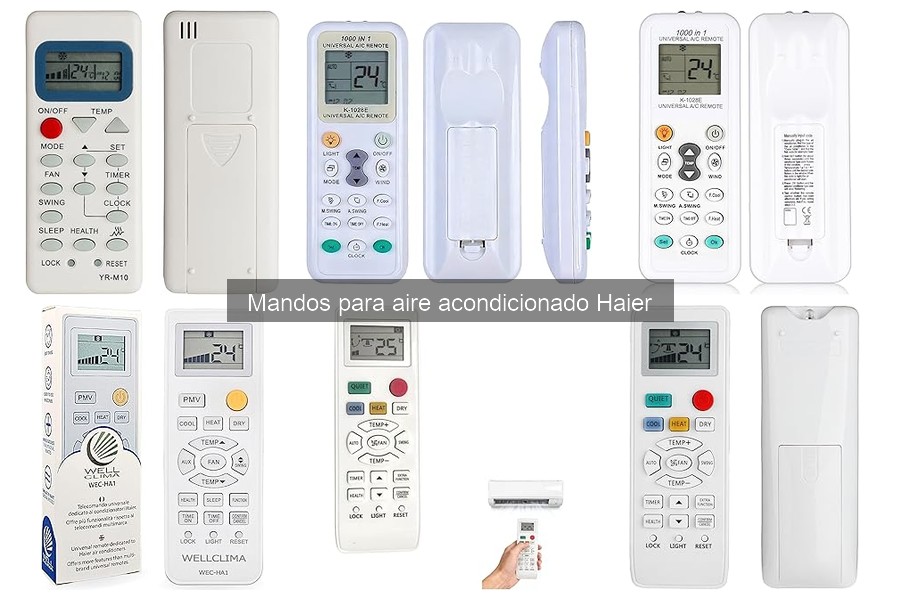 Comparativa de precios de mandos para aire acondicionado Haier