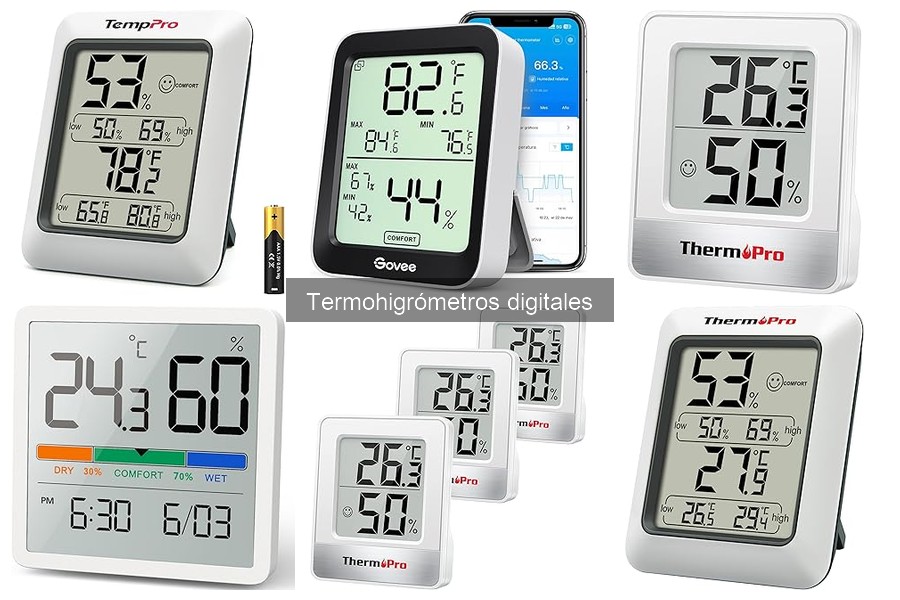 Comparativa de Precios de Termohigrómetros Digitales