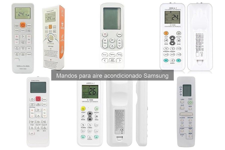 Comparativa de Precios Mandos a Distancia Aire Acondicionado Samsung