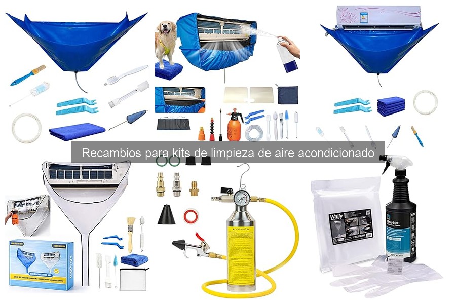 Comparativa de Recambios para Kits de Limpieza de Aire Acondicionado