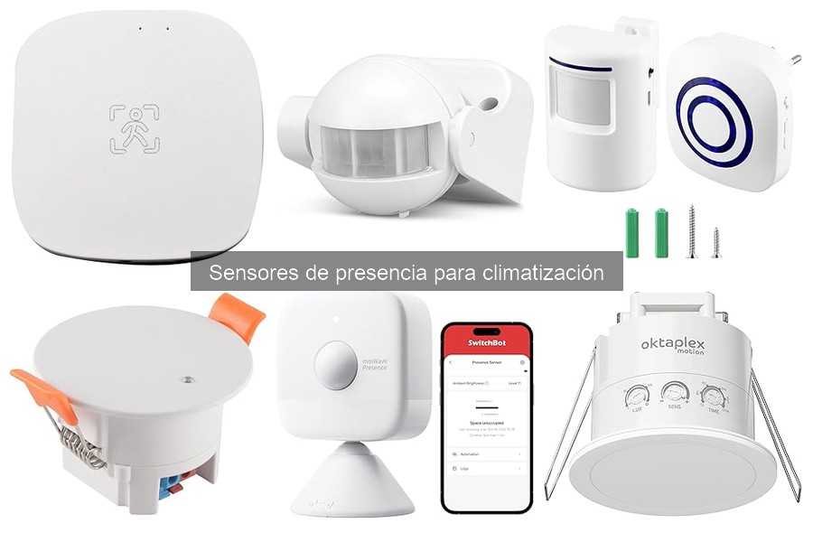 Comparativa de sensores de presencia para climatización