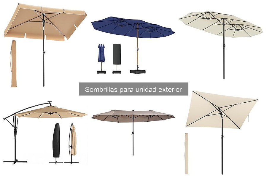 Comparativa de Sombrillas para Unidades Exteriores