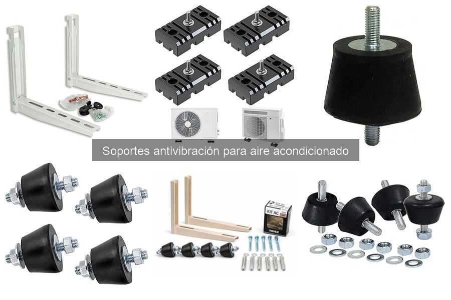 Comparativa de Soportes Antivibración para Aire Acondicionado