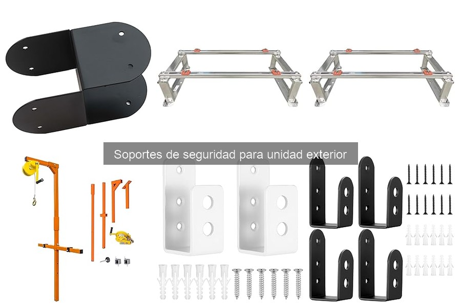 Comparativa de soportes de seguridad para aire acondicionado