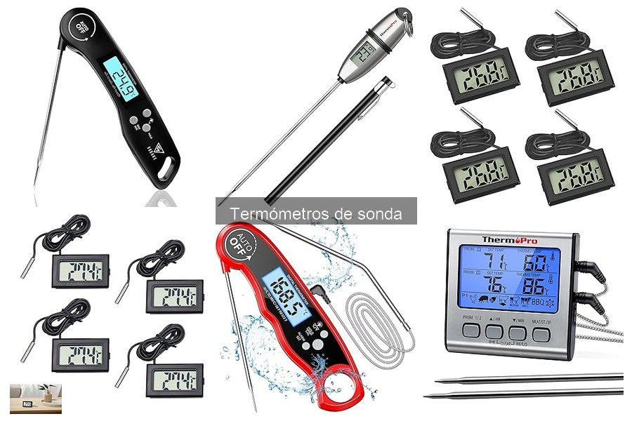 Comparativa de Termómetros de Sonda: DOQAUS vs CIRYCASE vs ARCELI