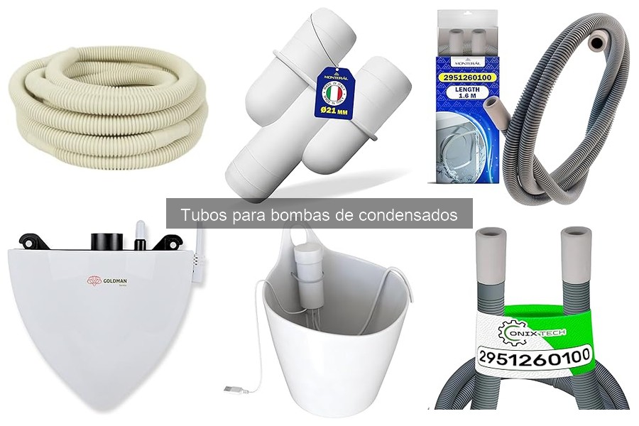 Comparativa de tubos para bombas de condensados (PVC, metal, silicona)