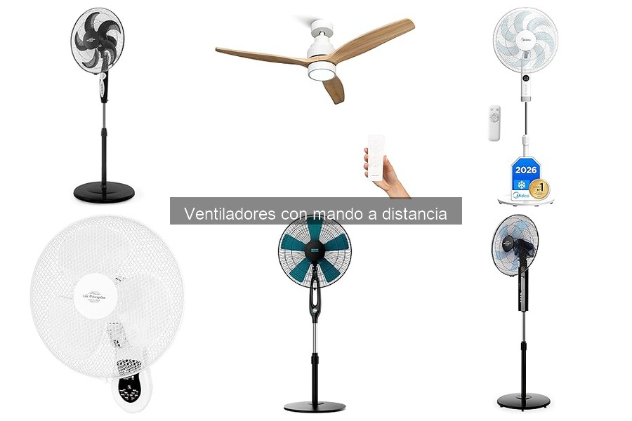 Comparativa de ventiladores con mando a distancia para exteriores