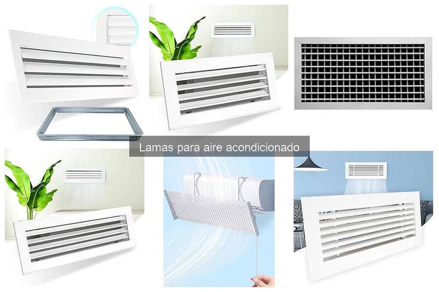 Comparativa: Lamas fijas vs ajustables para aire acondicionado