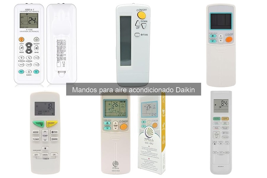 Comparativa: Mandos Originales vs. Universales Daikin
