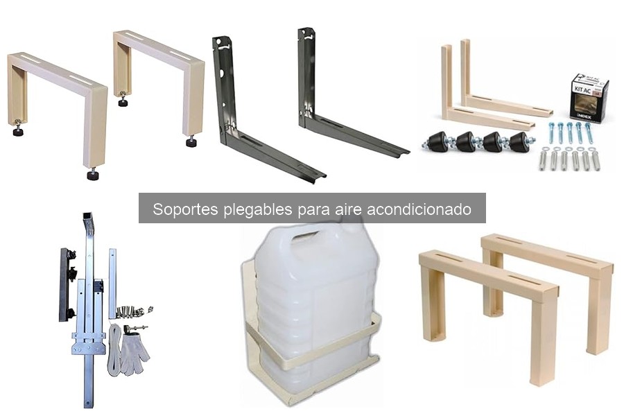 Comparativa: Soportes Fijos vs Plegables para Aire Acondicionado