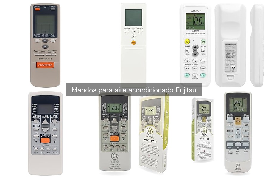 Compatibilidad de Mandos para Aire Acondicionado Fujitsu