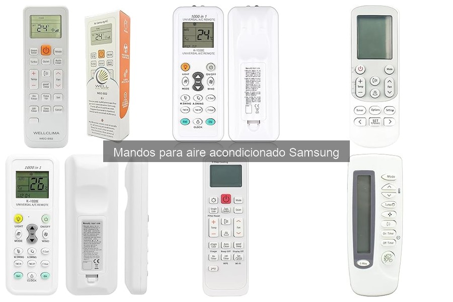 Compatibilidad de Mandos para Aire Acondicionado Samsung