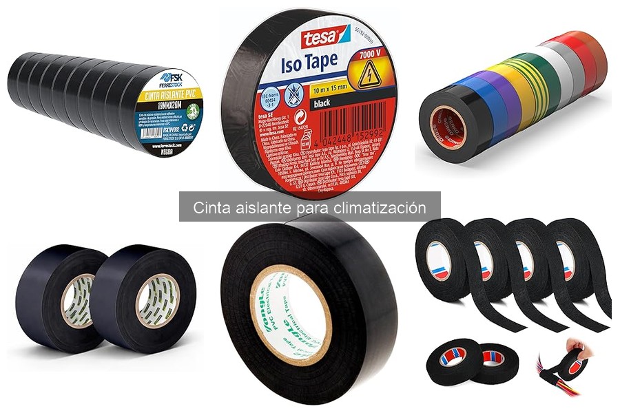 Costos promedio de cintas aislantes para climatización