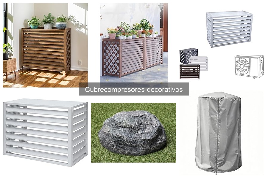 Cubrecompresores decorativos para exteriores: características clave