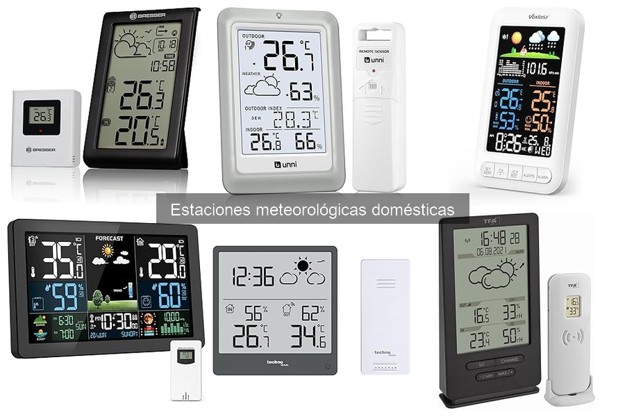 Diferencias entre estaciones meteorológicas y termómetros