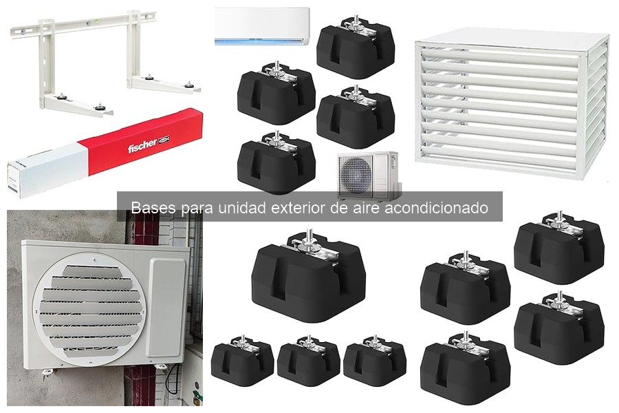 Dónde comprar bases para unidad exterior de aire acondicionado