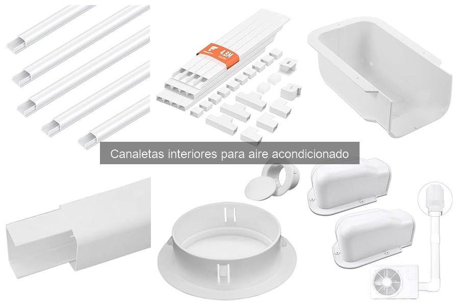 Dónde comprar canaletas interiores para aire acondicionado