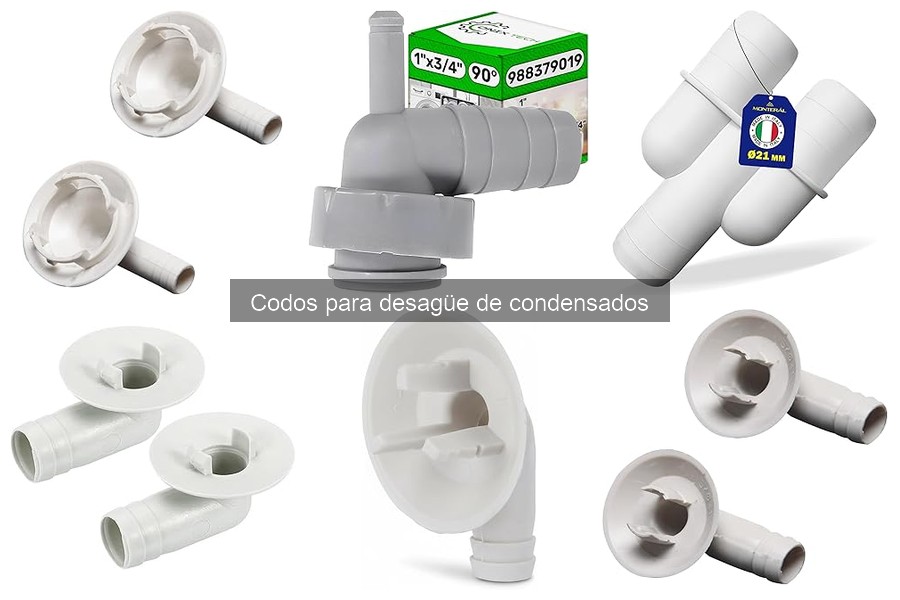 Dónde comprar codos para desagüe de condensados y precios