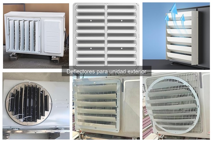 Dónde comprar deflectores para unidad exterior de aire acondicionado