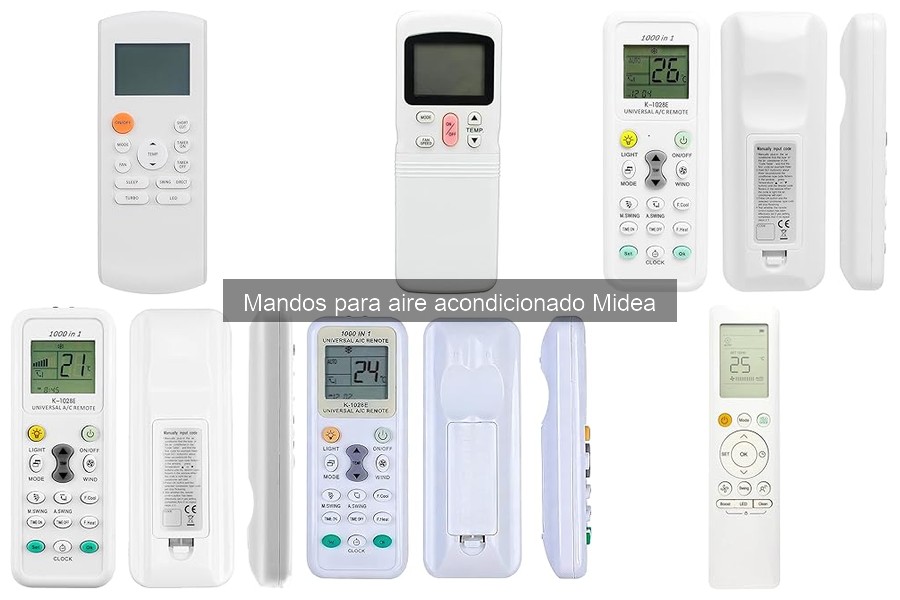 Dónde comprar mandos Midea para aire acondicionado baratos