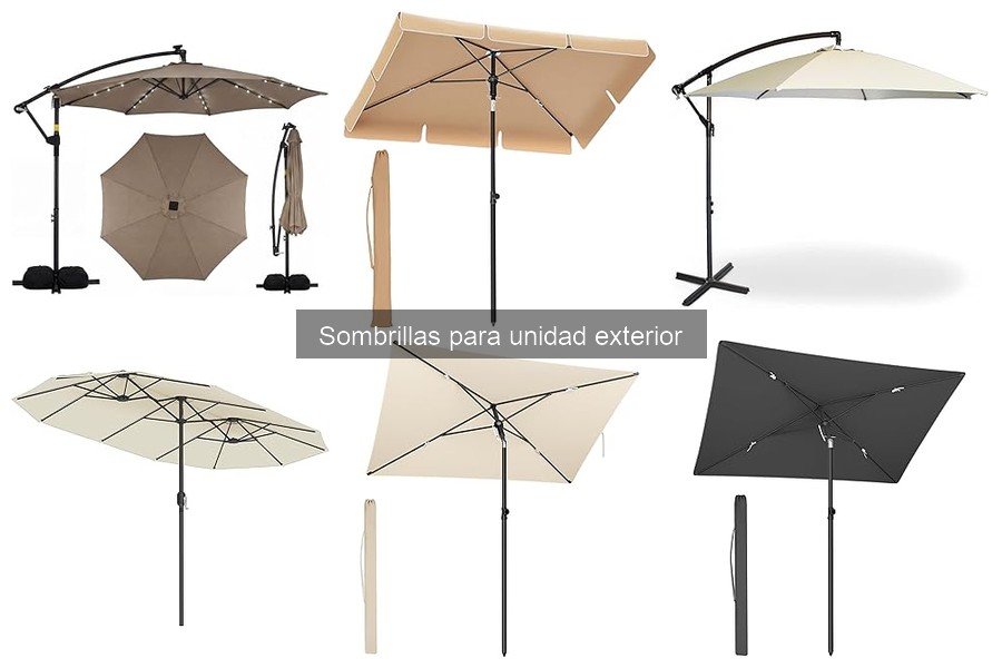 Dónde comprar sombrillas para unidad exterior de aire acondicionado