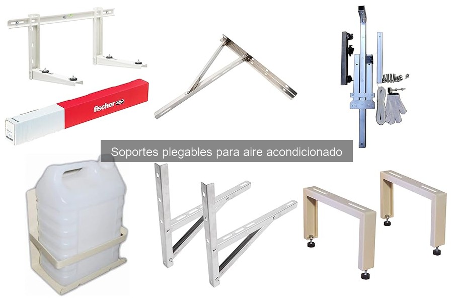 ¿Dónde comprar soportes plegables para aire acondicionado?