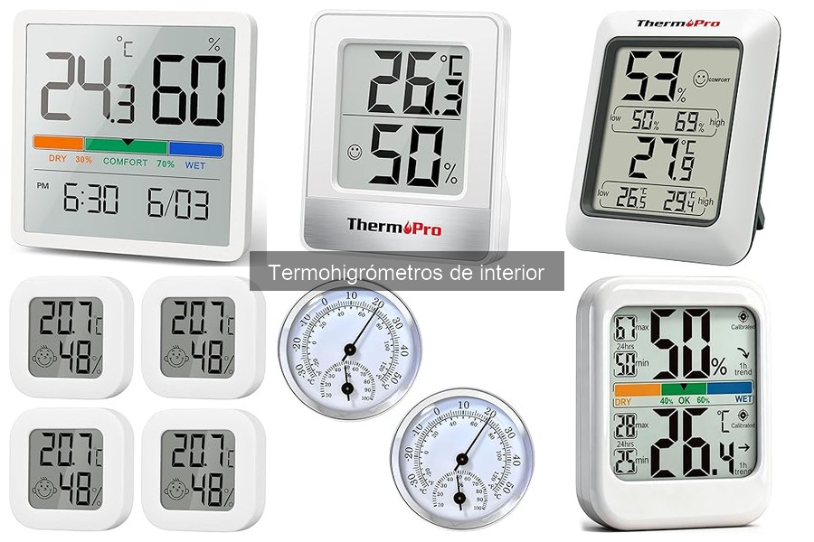 Dónde comprar termohigrómetros a buen precio y ofertas