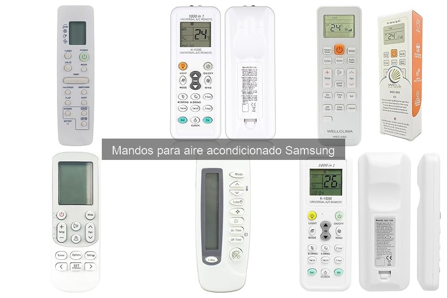 Errores comunes al usar el mando de aire acondicionado Samsung