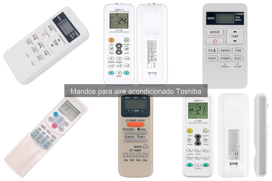 Errores comunes al usar mandos de aire acondicionado Toshiba
