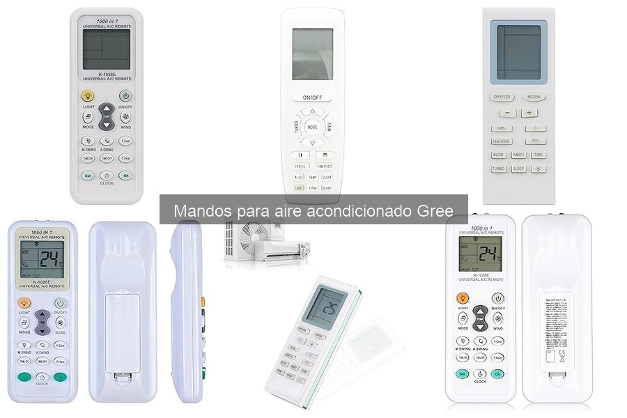 Errores comunes con el mando del aire acondicionado Gree