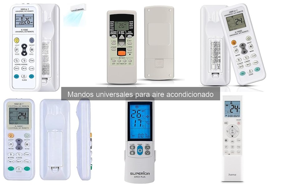 Errores comunes con mandos universales para aire acondicionado