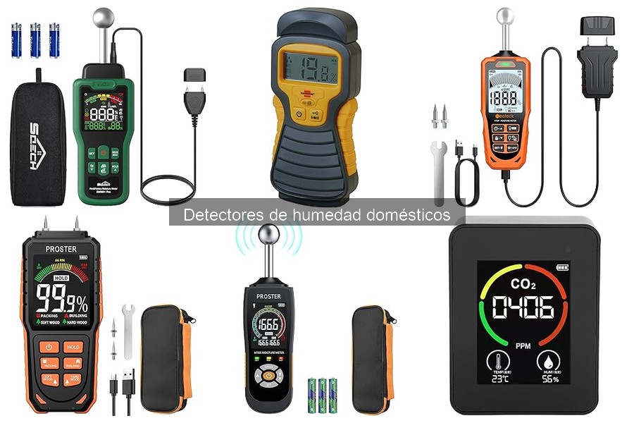 Funciones adicionales de los detectores de humedad domésticos