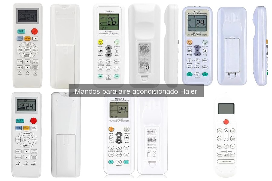 Funciones Avanzadas del Mando de Aire Acondicionado Haier