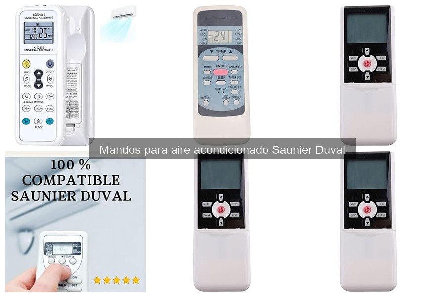 Funciones Avanzadas del Mando para Aire Acondicionado Saunier Duval