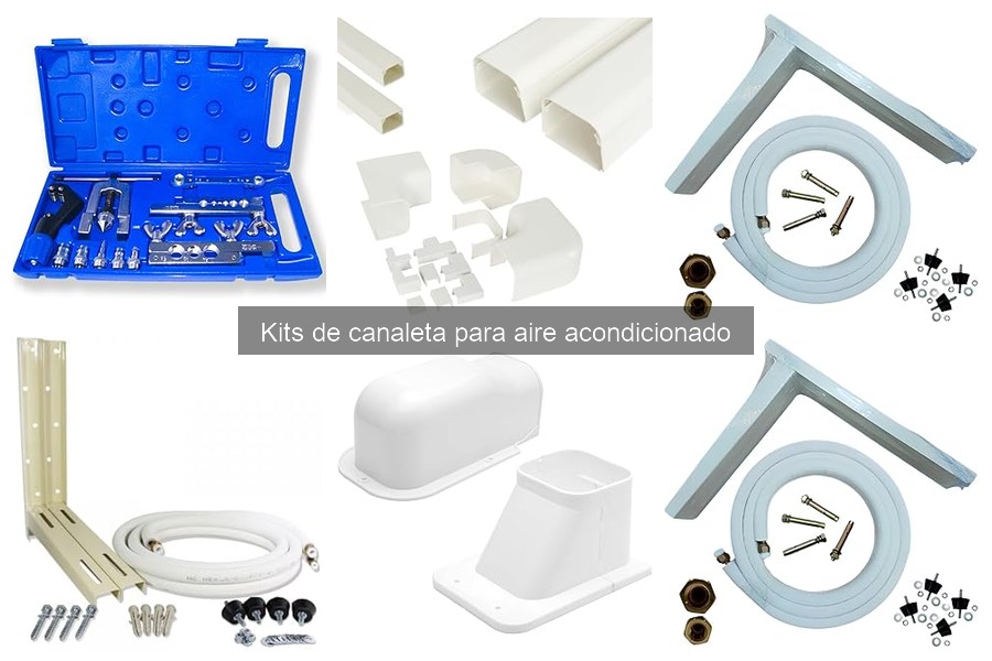 Guía de instalación de kits de canaleta para aire acondicionado