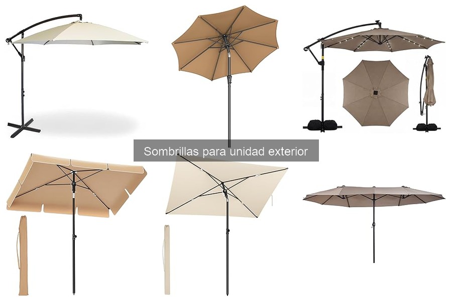 Guía para elegir sombrillas para unidad exterior de aire acondicionado