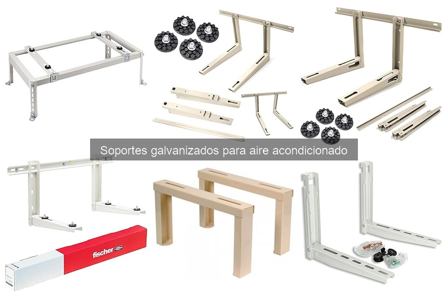 Guía para elegir soportes galvanizados para aire acondicionado