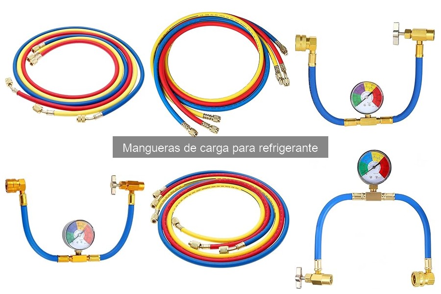 Guía para instalar mangueras de carga de refrigerante