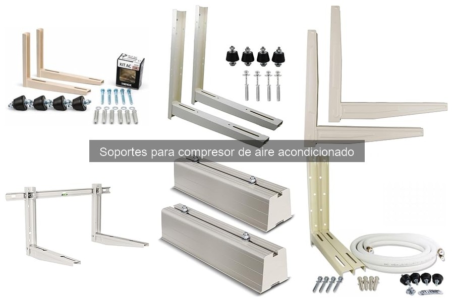 Instrucciones para desmontar soporte de compresor de aire acondicionado