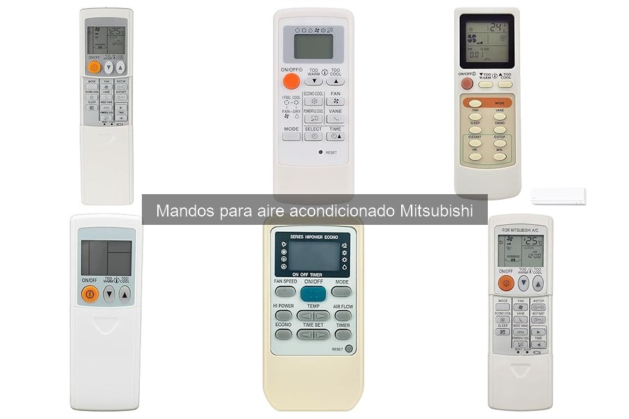 Mando para aire acondicionado Mitsubishi: características y funciones