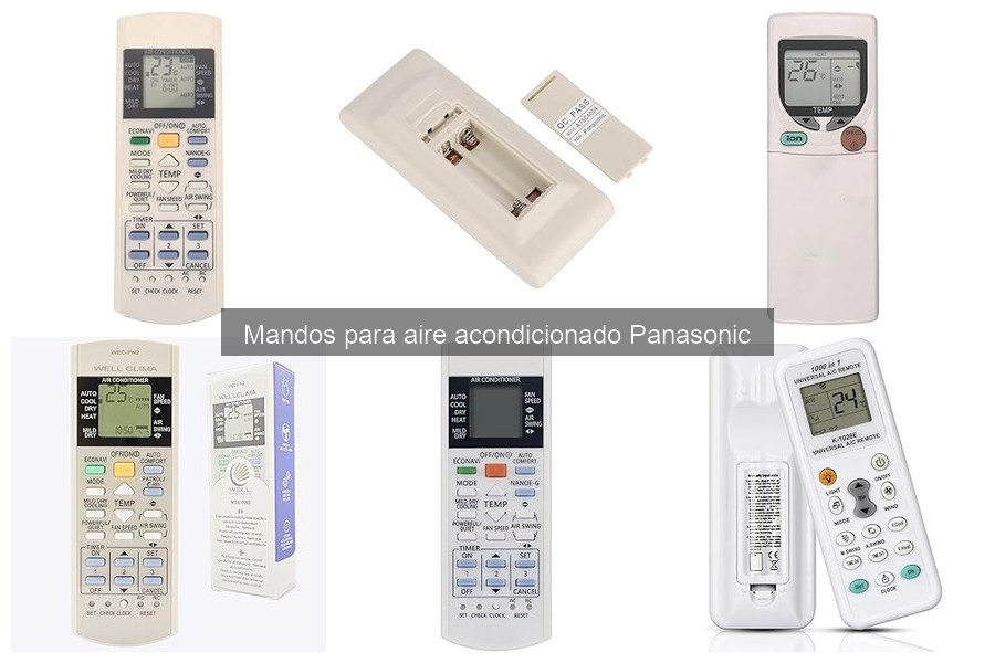 Mandos Compatible con Aire Acondicionado Panasonic