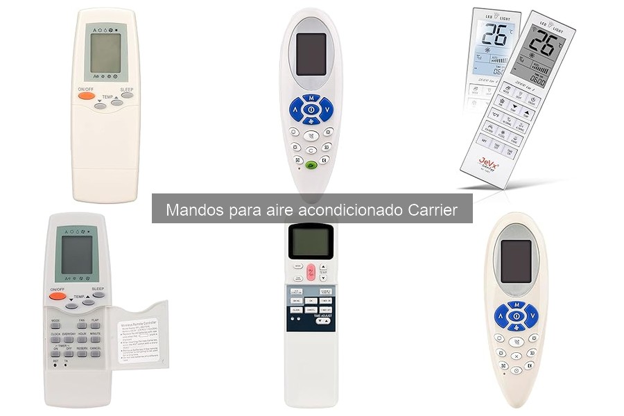 Mandos compatibles con aire acondicionado Carrier: guía completa